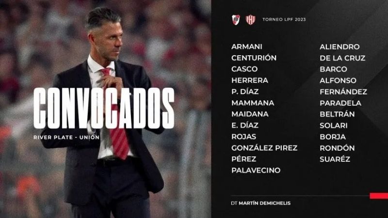 Demichelis tiene dos dudas para recibir a Unión