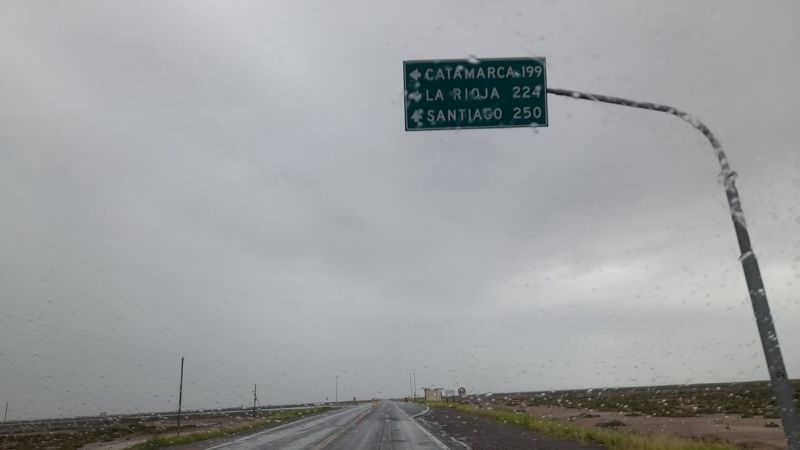 Por lluvia, transitar con precaución por rutas nacionales 60 y 157