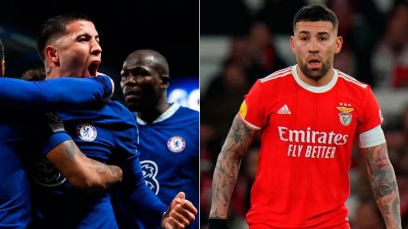 Enzo con Chelsea y Otamendi con Benfica, a 4tos. de final