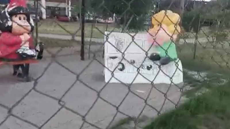 Alambraron a Mafalda y sus amigos