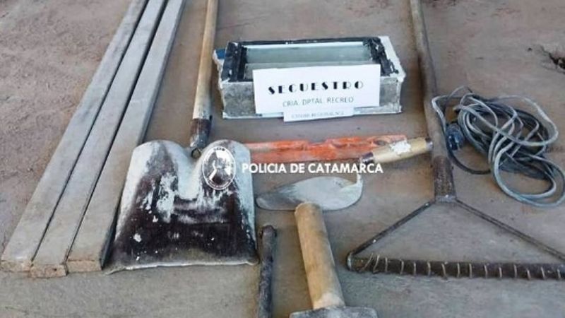 Recuperan herramientas