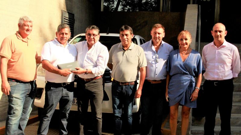 El presidente del RENATRE, José Voytenco, realizó una nueva entrega de un vehículo 4×4