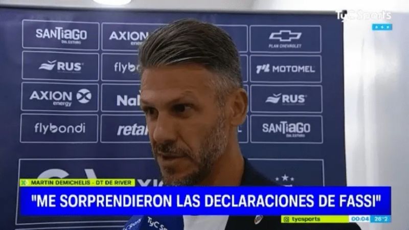 Demichelis respondió a Kudelka y Fassi