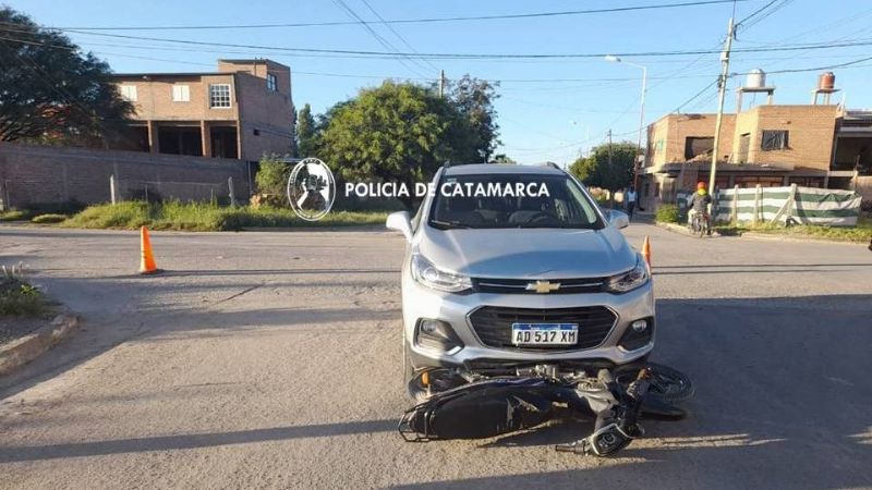 Niños lesionados en un siniestro vial en Santa María