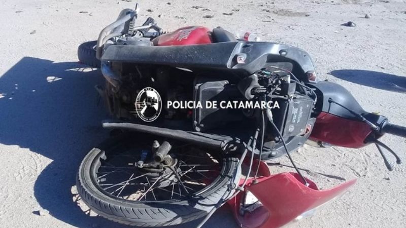 Mujer lesionada en un accidente
