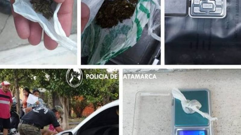 Detienen a ciclista que llevaba marihuana
