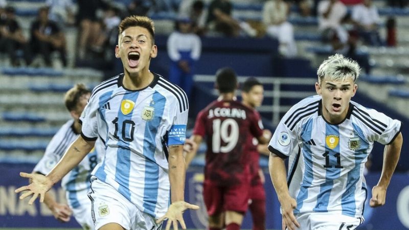 Argentina venció a Venezuela por el Sub17