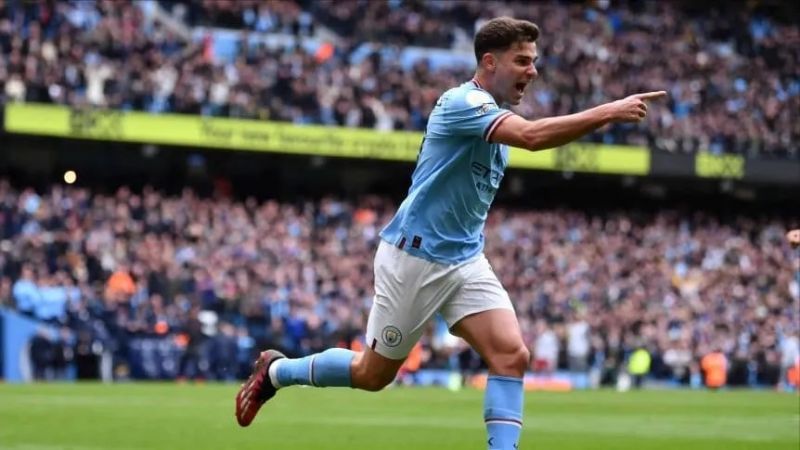 Julián Álvarez volvió a lucirse en el City