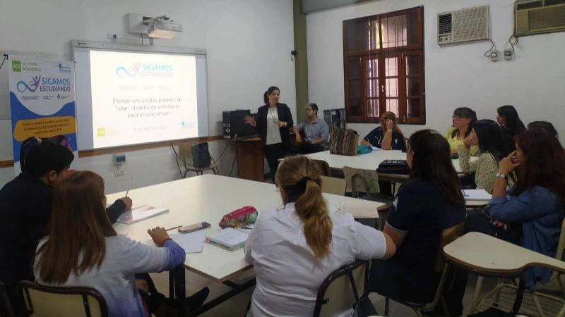 "Sigamos Estudiando" lanza su Plan de Capacitación Docente 2023