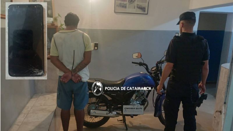 Policía de franco se trenzó en una pelea con dos arrebatadores