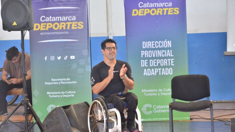 Charla motivacional del atleta paralímpico Alejandro Maldonado