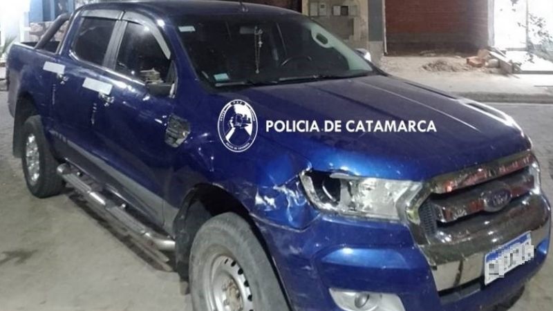 Secuestran una camioneta y una rueda de auxilio