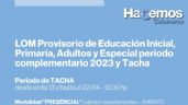 LOM Provisorio de Educación Inicial, Primaria, Adultos y Especial