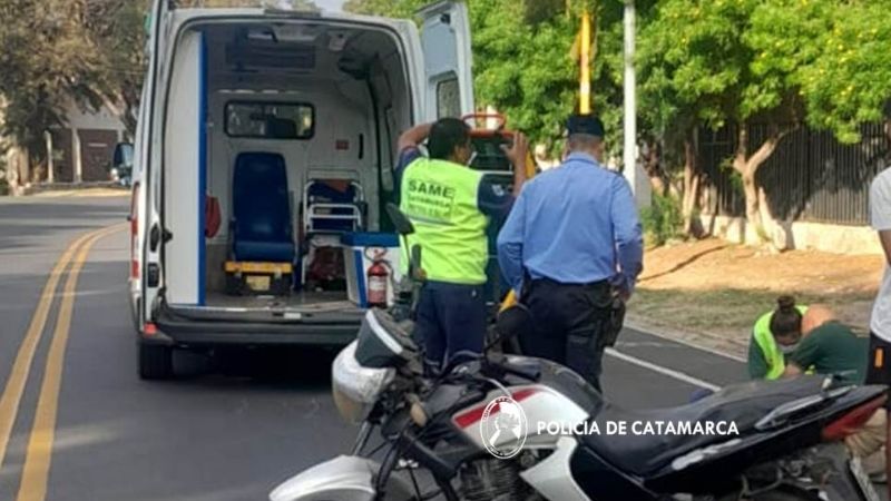 Chocaron dos Motociclistas