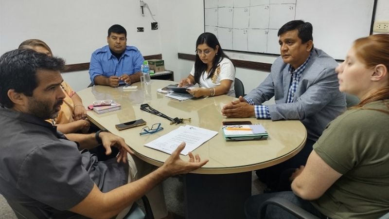 Trabajan en un Centro de Testeo en el Penal de Miraflores
