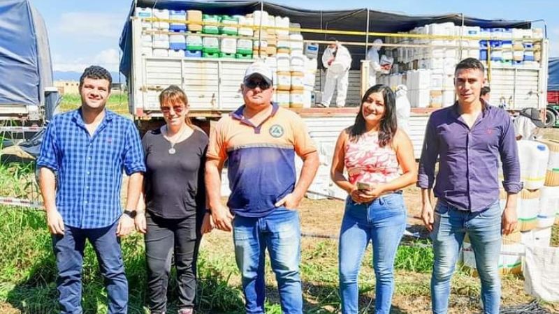 Se realizó la tercera campaña de recolección de envases vacíos fitosanitarios