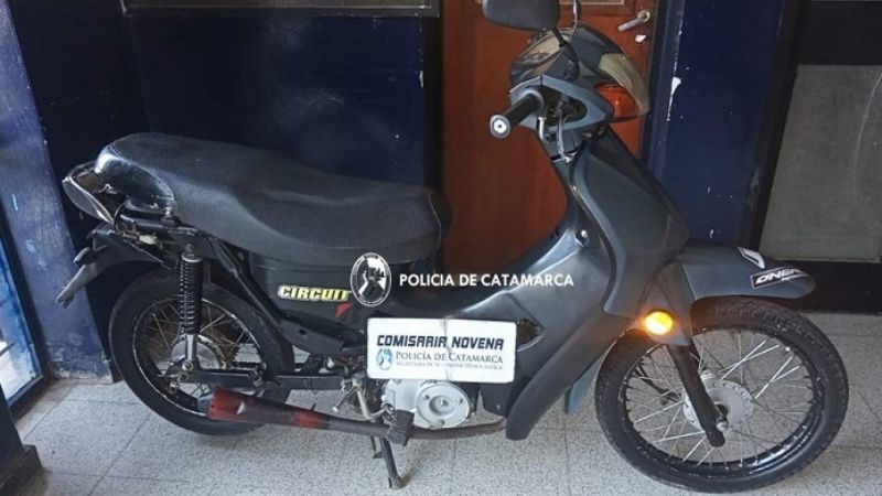 No tenia los papeles y le secuestraron la moto