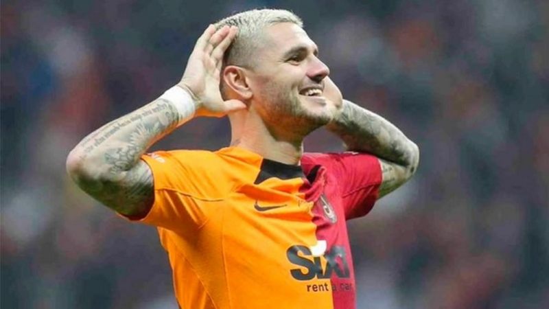 “Triplete” de Icardi en goleada del Galatasaray