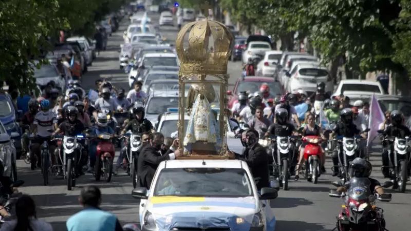 Informaron el operativo para el traslado de la Virgen