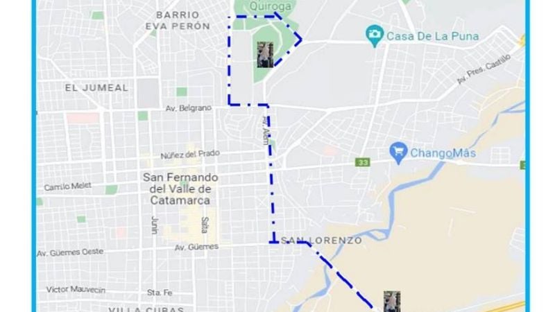 Homenaje de gauchos a la Virgen: dispositivo de seguridad