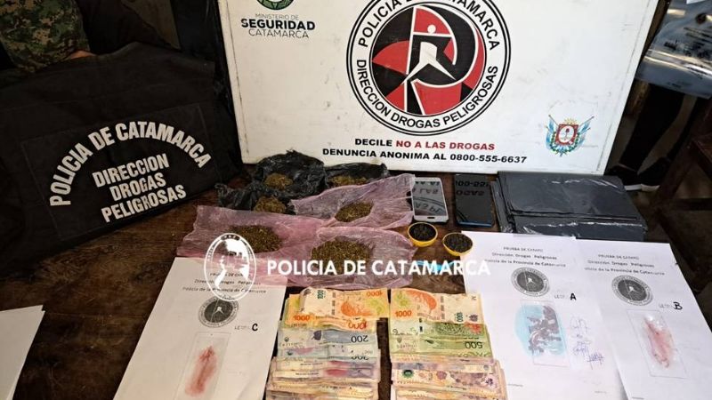 Desbarataron un punto de venta de drogas en el norte de la Capital
