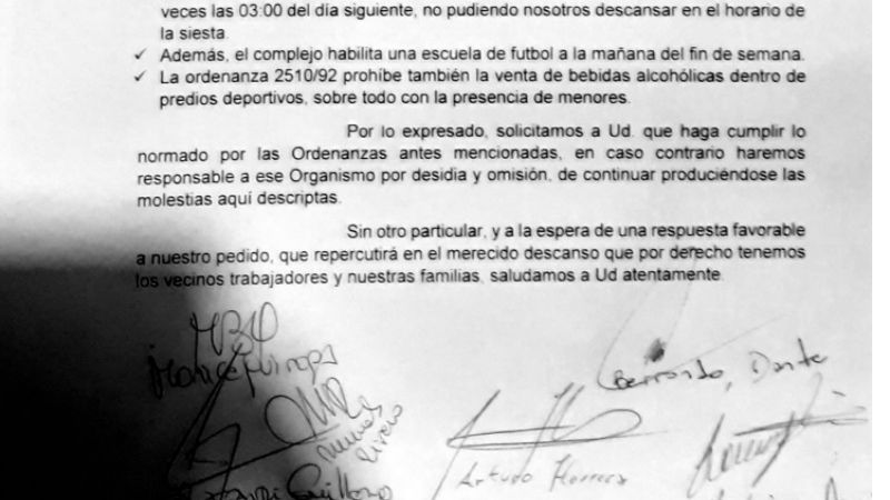 Vecinos sin dormir por ruidos molestos