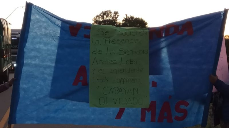 Vecinos de Capayán cortaron la ruta en reclamo de servicios