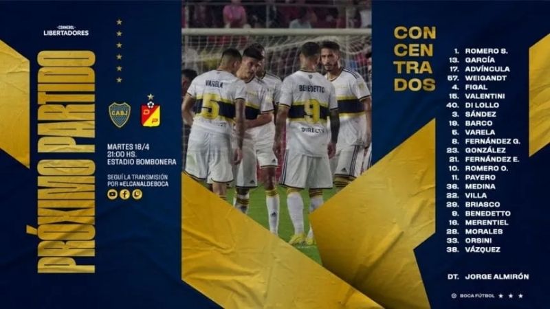 Villa, convocado, pero es duda en Boca