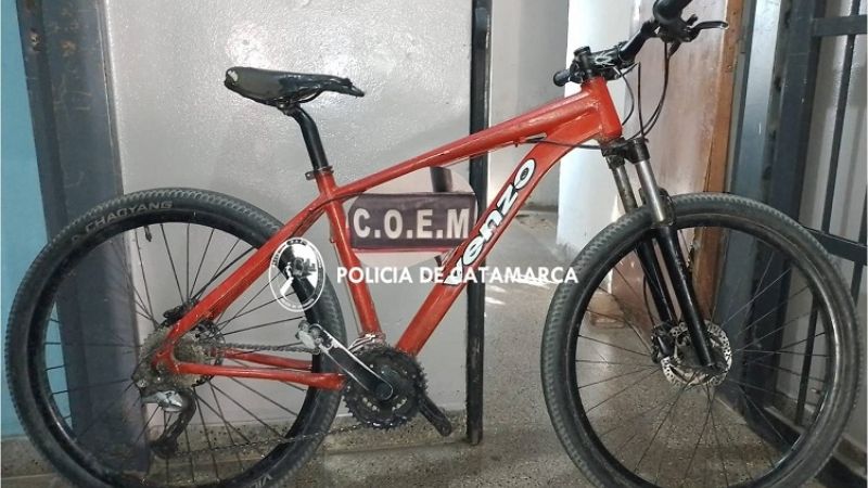 Secuestran una bicicleta de dudosa procedencia