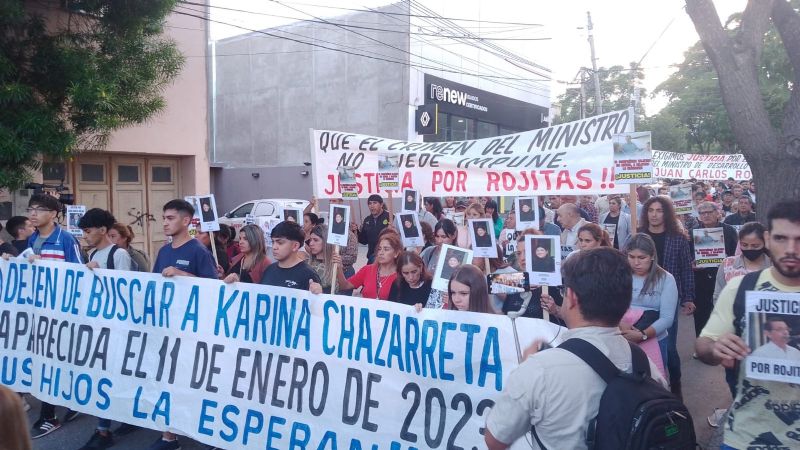 Marcharon por Juan Carlos Rojas, Karina Chazarreta y Cristina Agüero