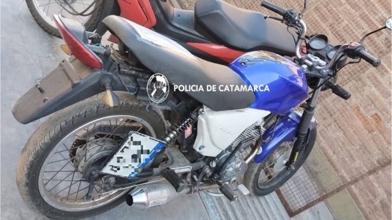 Secuestraron una moto