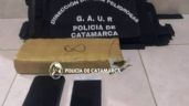 Secuestraron un kilo de marihuana