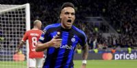 LAUTARO MARTÍNEZ hizo uno de los goles del Inter ante Benfica.