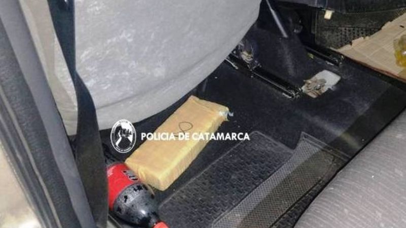 Secuestraron un kilo de marihuana