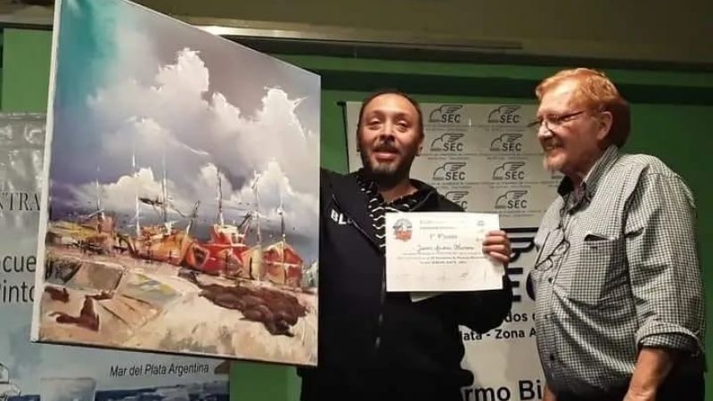 Artista plástico catamarqueño ganó un importante premio nacional