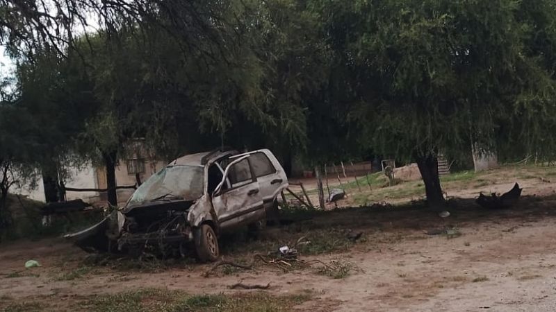 Vuelco en Ruta Nacional N°38