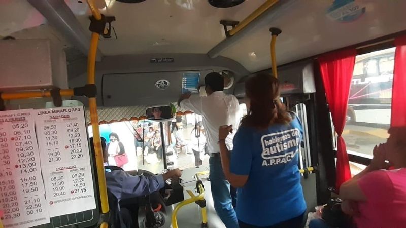 Educación Especial sensibilizó personal de transporte sobre Autismo
