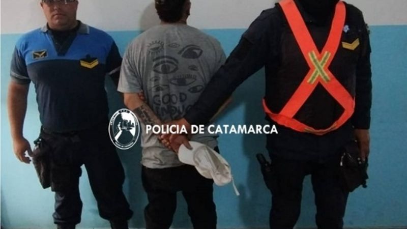 Cayó en El Portezuelo un riojano que tenia pedido de captura