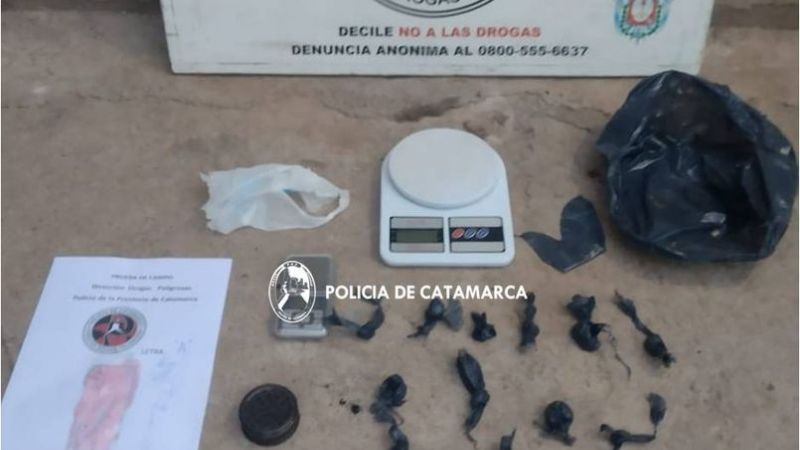 Secuestran droga en Belén