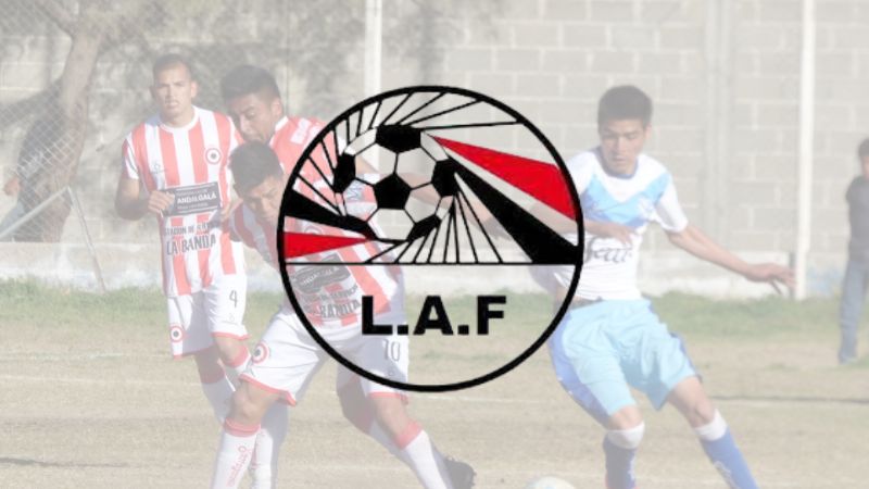 Acto por un nuevo aniversario de la Liga Andalgalense de Fútbol