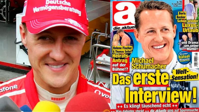 Indignación por la falsa entrevista a Schumacher