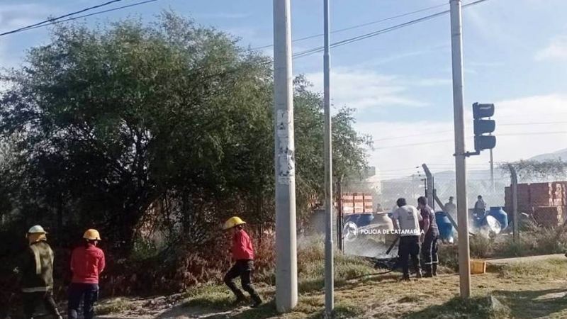 Bomberos lograron sofocar un incendio