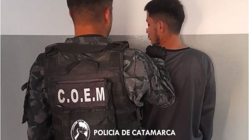 Joven fue aprehendido por el robo de un celular