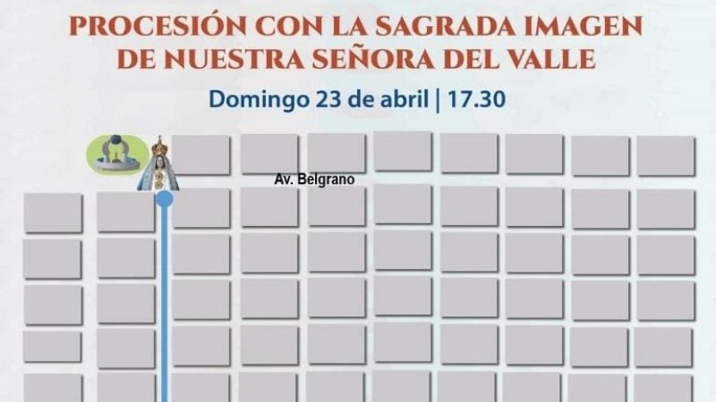 Cronograma: recorrido y a qué hora inicia la Procesión de la Virgen