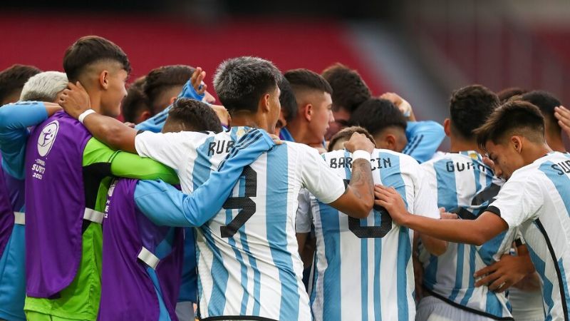 Argentina cierra ante Brasil, en el Sudamericano Sub17