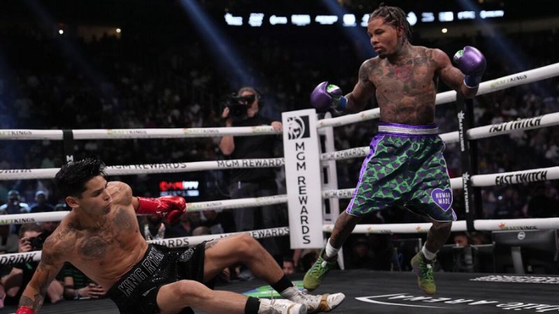 Demoledor KO de Gervonta Davis sobre Ryan García