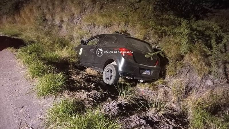 Chocó contra la montaña en la Quebrada de Moreira