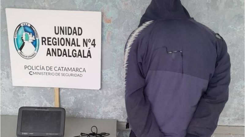 Robó una computadora y quedó detenido