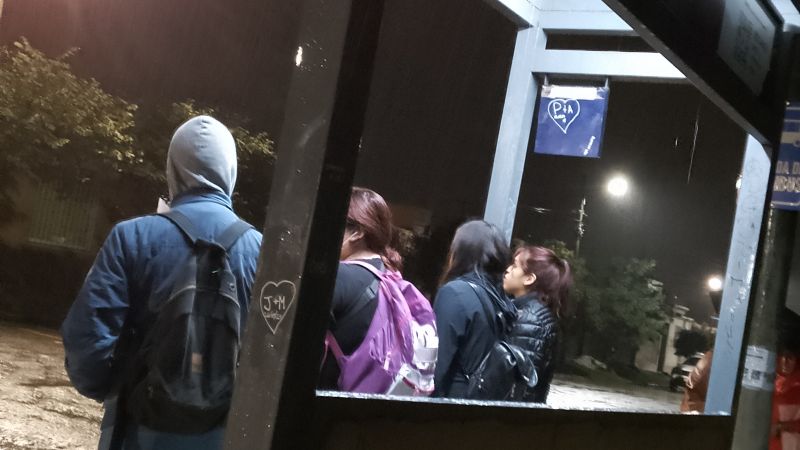 Garita con descargas eléctricas en Valle Chico