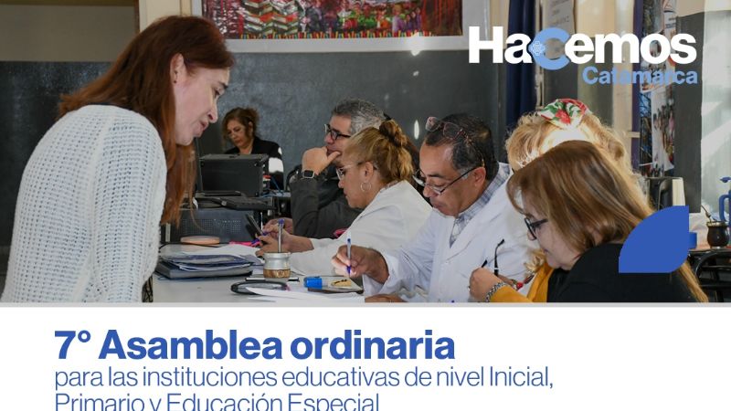 7° Asamblea ordinaria para las instituciones educativas